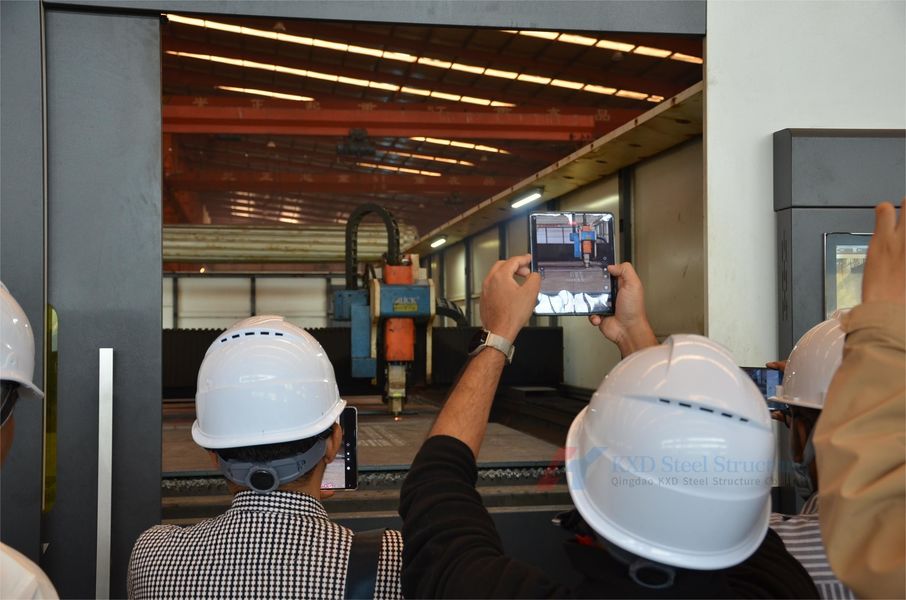 Qingdao KXD Steel Structure Co., Ltd productielijn van de fabrikant