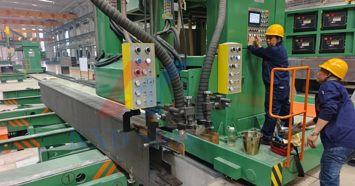 Qingdao KXD Steel Structure Co., Ltd productielijn van de fabrikant