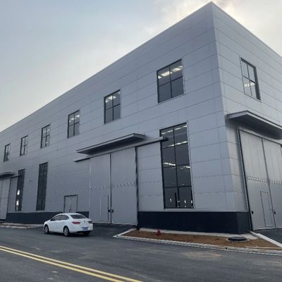 Gegalvaniseerde staalframe voorgefabriceerd magazijn