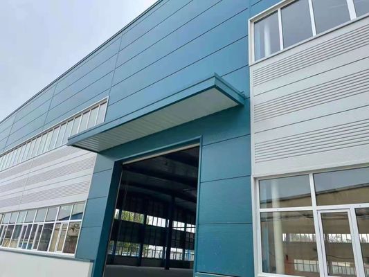 Voorgefabriceerd staalwerkplaatsstel Gegalvaniseerde voorgefabriceerde metalen garages