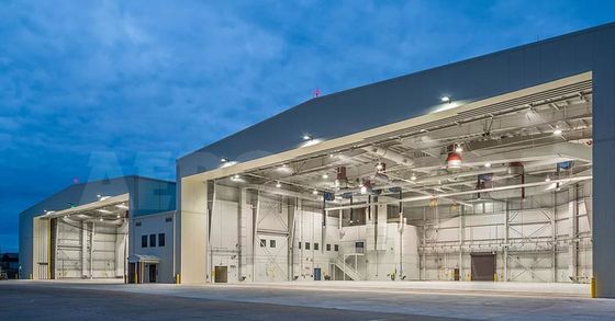 Voorgefabriceerde staalstructuur voor helikopters Hangar Draagbare modulaire vliegtuighangars