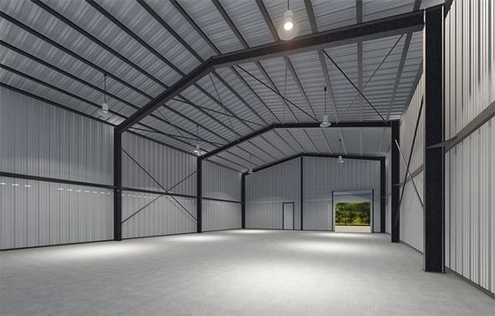 Voorgefabriceerd stalen frame Warehouse Constructie Metalen bouwpakketten Stalen structuur Schuur Werkplaats