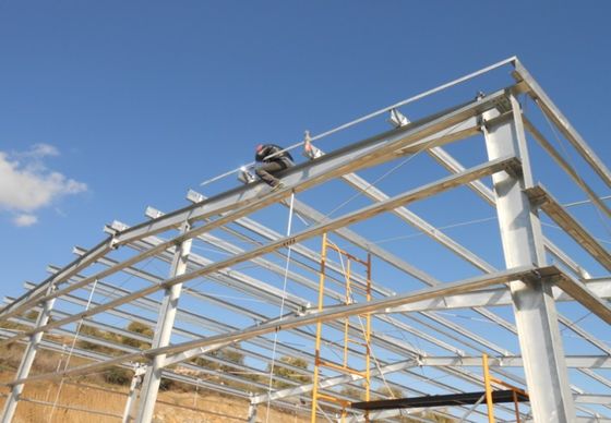 Warmdippen gegalvaniseerd industrieel staal Gebouw Constructie Corrosiebestendig