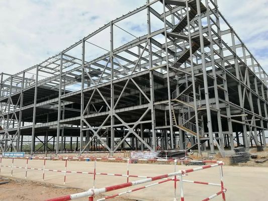Op maat gemaakte staalconstructie Industrieel gebouw Kantoorgebouw Schoolgebouw Staalzaal bouw