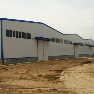 Eenlaagse prefab staalconstructie Werkplaats Metalen magazijn bouw