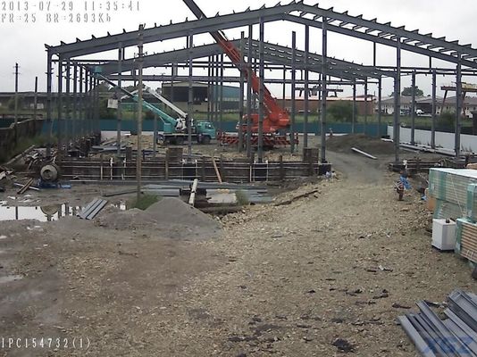 PU-paneel staalframe magazijnen koelruimte pre-engineered metaal gebouw custom