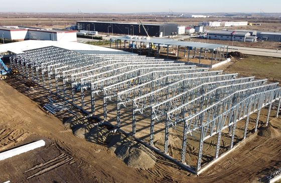 Modulaire staalconstructie Warehouse Construction Industrial Prefabricated Factory Building
