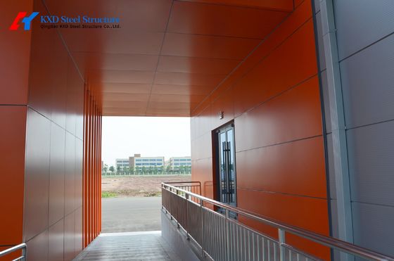 Heavy Duty Modular Large Span Steel Buildings Mobile Industrial Steel Hall Constructie