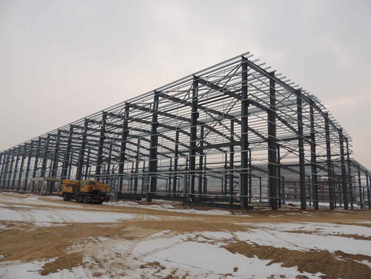 Q355b Q235b Voorafgebouwde staalgebouwen Metalen raamconstructies