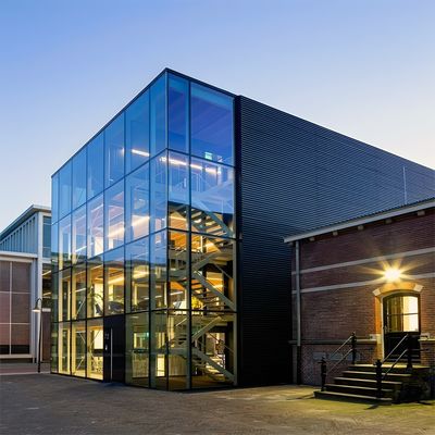 Prefab geïsoleerd commercieel staalgebouw restaurant staalconstructiegebouw