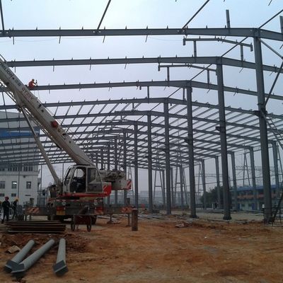 Windenbestendige metalen constructies Gebouw Prefabricated High Strength Steel Structure