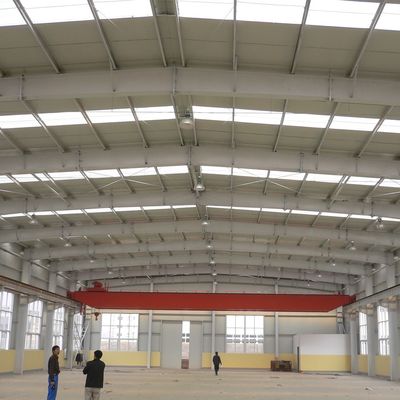 Pre-ontworpen, op maat gemaakte staalframe Gebouw Prefab Constructie Epoxyverf