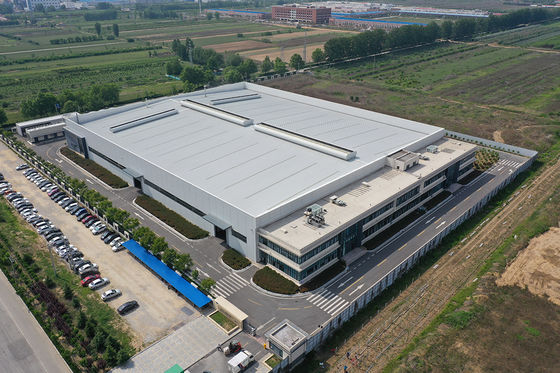 Voorgefabriceerde staalconstructie met grote lengte Constructie Metalen werkplaats