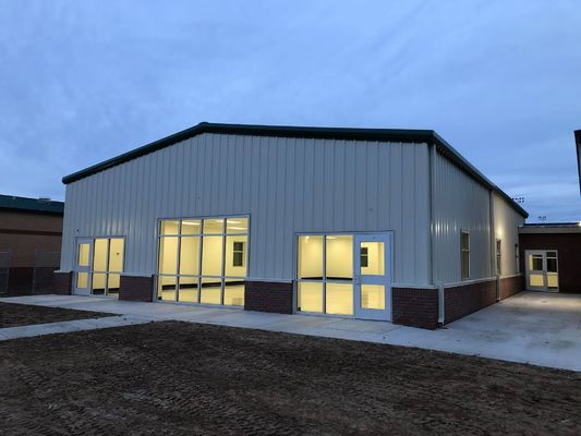 Duurzame zware prefab hotel energiecentrale staalstructuur voor magazijn werkplaats