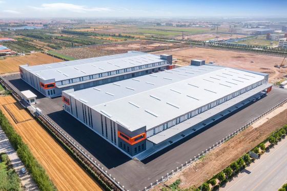 Industrieel magazijn Werkplaats Voorgefabriceerde staalconstructies voor fabrieken
