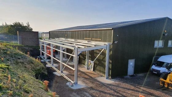 Fabriek Metalen Ruimte Frame Warehouse Peb Structure Commercieel Gebouw