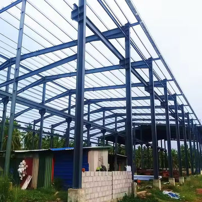 Vinnige installatie S355 Meerdere verdiepingen geprefabriceerd licht staal pakhuis bouwplannen Schuur Kit