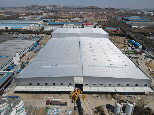 Langdurige geprefabriceerde staalconstructies Gebouw met gegalvaniseerd of geverfd oppervlak