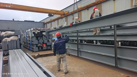 Metalen Structurele Staal Warehouse Installatie Online Gids Ondersteuning Op locatie Installatie Staal Structurele Gebouw