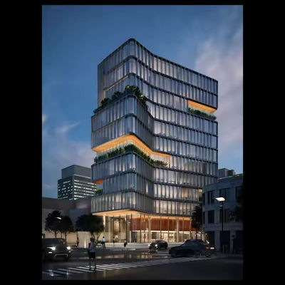 Gegalvaniseerde stalen kaders Meerdere verdiepingen hoge kantoorgebouwen Hotelgebouwen Moderne magazijnsystemen