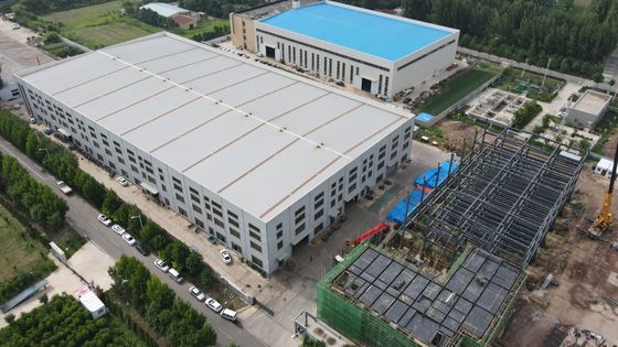 Kosteneffectief ontworpen geprefabriceerde staalconstructie snelle montage metalen magazijn hangar