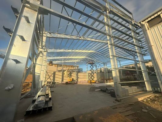 Hot Dip gegalvaniseerd oppervlak Ultieme upgrade betaalbaar Modern Contemporary Metal Construction Gebouw