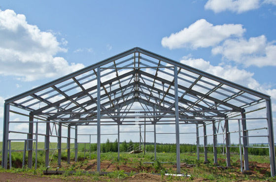 Industriële staalconstructie Voorgefabriceerd metaal magazijnopslagruimte