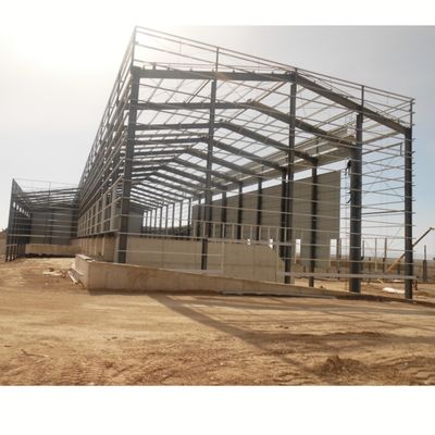 Draagbaar hoge stalen structuurgebouw met 3D-modelontwerp