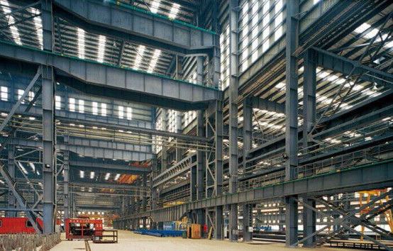 Custom Q355B Pre-engineered modulaire prefab industriële magazijn staal structuur Gebouwbouw