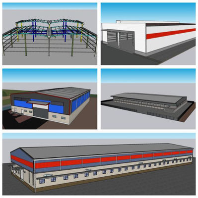 Voorontworpen vrij ontworpen magazijn staalconstructie voorontworpen gebouw magazijn voorgefabriceerd