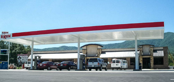 Modulaire stalen tankstation voor grootschalige brandstofhandel en -service