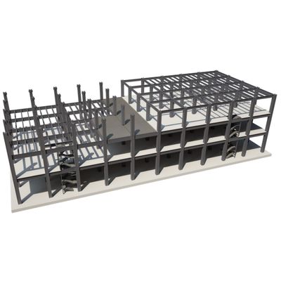 1-3 verdiepingen kantoor- en staalopslagplaats Prefab staalconstructie Ruimte Gebruiksmix Gebouw