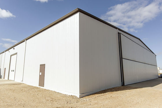 Voorgefabriceerd staal magazijn Gebouw Op maat gemaakt Duurzaam bouwen