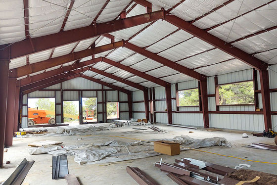 40x60 Barndominium Prefab Steel Warehouse Structure Metalen gebouw