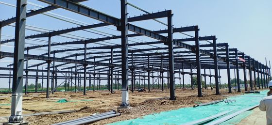 Op maat gemaakte warmgewalste H hoge sterkte gespannen SGS, BV Steel Structure Workshop
