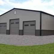 Prefabricated Steel Structure Garage Shed Building Construction For Various Cars