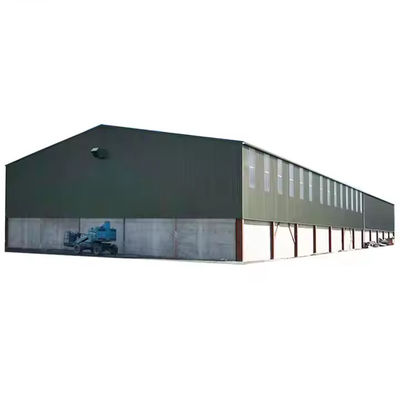 Prefab stalen constructie gebouw industriële commerciële metalen werkplaats magazijn loods hangar