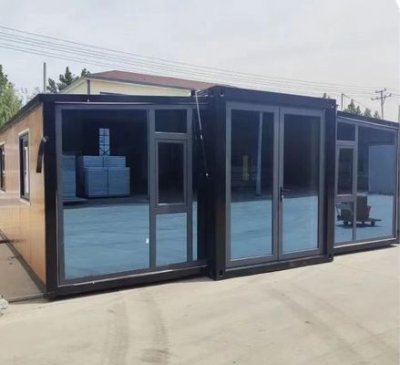 Flat Pack Luxe Office Prefab Storage Container Huizen 2 verdiepingen 2 slaapkamers Mobiele