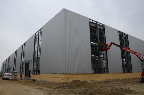 Voorgefabriceerd portaalframe staalconstructie magazijn werkplaats hangar