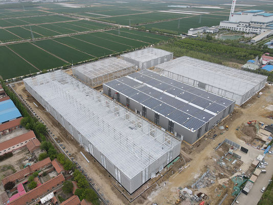 Pre-engineered anti-corrosie stalen structuur frame Industrial Warehouse Workshop met certificering