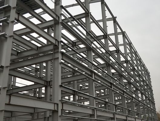 Voorgefabriceerde Stalen Constructie Werkplaats Magazijn Commerciële Gebouwen Op Maat