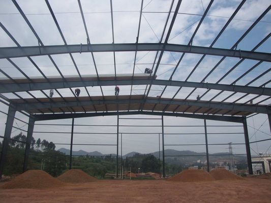 Op maat gemaakte stalen constructie magazijnwerkplaats hangar van Qingdao KXD