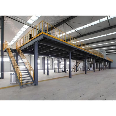 Multi-Floor Steel Structural Frame Prefab Building for Commercial Use
