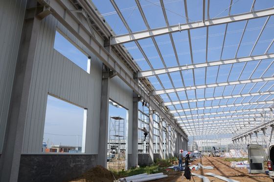 Voorgefabriceerde Stalen Constructie Magazijn met Q355B/Q235B Frame