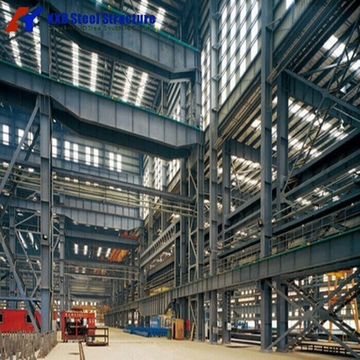 Prefabriek industriële fabriek magazijn metalen frame huis modulaire staalconstructie gebouwen