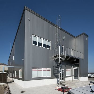 Metalen raam Commercieel geprefabriceerd staalconstructie kantoorgebouw