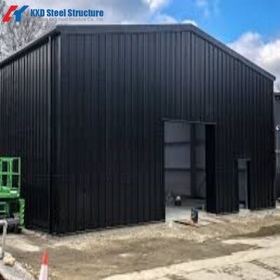 Vinnige installatie S355 Meerdere verdiepingen geprefabriceerd licht staal pakhuis bouwplannen Schuur Kit